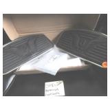 New JMEI motorcycle foot rests w/ hardware and box