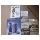 Native Americans books: Hopi Kachinas, Our Boots,