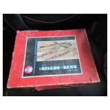 Die Biller Bain tin wind up train set w/ box