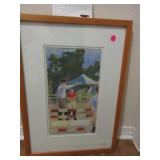 Jane Cozart (CA) pastel Walking the Course