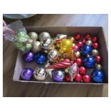 Glass Christmas ornaments