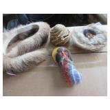 early 20th C Skookum doll, tiny Tohono O