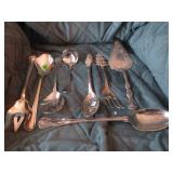 Silverplate serving flatware: Eales 1779 casserole