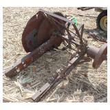 Vintage Box Saw ï¿½ 26" Blade on Frame, Belt Drive