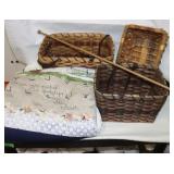 1 Hanging Lighthouse hand Tied Quilt w/ Dowel &