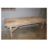 Wooden Table 96"x36"x30"