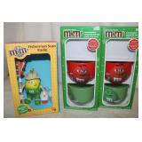 2 M&M Snack Bowl Sets & M&M Fisherman Scan Radio: