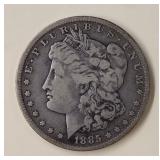 1885 Morgan Silver Dollar