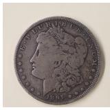 1891 Morgan Silver Dollar