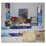 2 Hand Saws, 2 Grip Wrenches, 12" Pliers,..