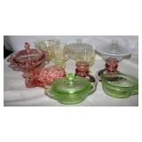 Depression, Hobnail Glassware & Uranium Glass