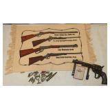 Ammo, Revolver Cast Iron Wall Hooks &