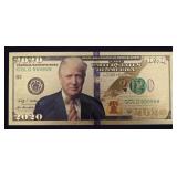 2020 gold foil TRUMP note