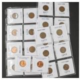 22 Wheat Pennies