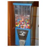 Gumball Machine w/ No Keys, 44" Tall