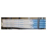 4 American Fluorescent 48" 2- Light Strip light;