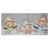3 HOMCO Pixies Figures