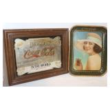 Coca-Cola Tray & Mirror;