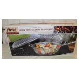 New Parini 11.5" BBQ Grilling Basket w/