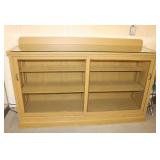Wooden Display Cabinet, 73"x20"x46.5"