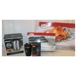 New Parini 21" Stainless Steel Serving Tray,