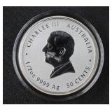 2025 1/2oz .999 SILVER COIN IN CASE