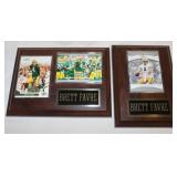 2 New Brett Favre Plaques: 8x6, 5x7"