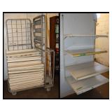 Metal Shelving with Uprights: