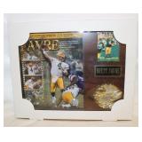 New Brett Favre Print & Card Plaque: