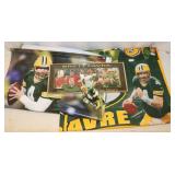 Brett Favre Player banners, Framed Print, &