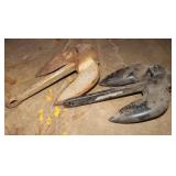 2 Boat Anchors, 1 is Rolloff Mfg. N-10
