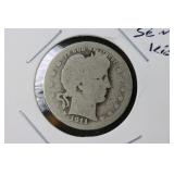 1911s barber quarter semi key date