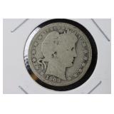 1909 barber quarter