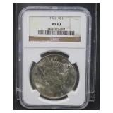 1923 Peace dollar NGC MS63