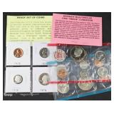 1972 Mint Set, Kennedy Half Dollar & Proof Set: