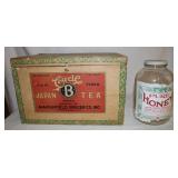 Vintage Insulated Japan Tea Box imported To