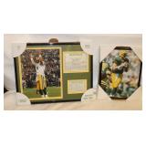 2  New Brett Favre Framed Prints: 14x11, 8x10"