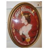 1976 Old Milwaukee Victorian Lady Beer Sign;