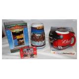 Budweiser 2002 Holiday Stein and