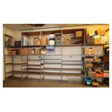 5 Sections of Shelving No Contents;