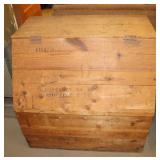 Vtg Local JCPenney Original Crate that contained;