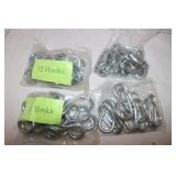 24 New Hooks, & 24 Carabiners