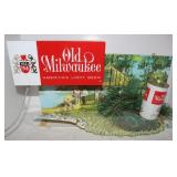 Old Milwaukee 1963 Lighted Beer Sign; works