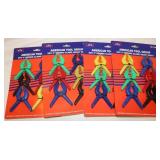 4) New 6 pc. 3" Spring Clamps