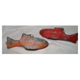 2) 10 lb. Down Rigger Fish Shaped Weights