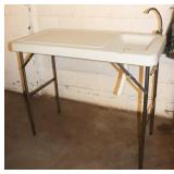 Outdoor Fish Cleaning Table, 45"x23"x37.5"