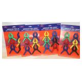 4) New 6 pc. 3" Spring Clamps