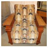 Schweiger Wood Framed Cushioned Lounge Chair