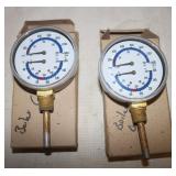 2 Boiler Gauges