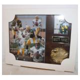 New Brett Favre Card and Print Plaque: 15x12"